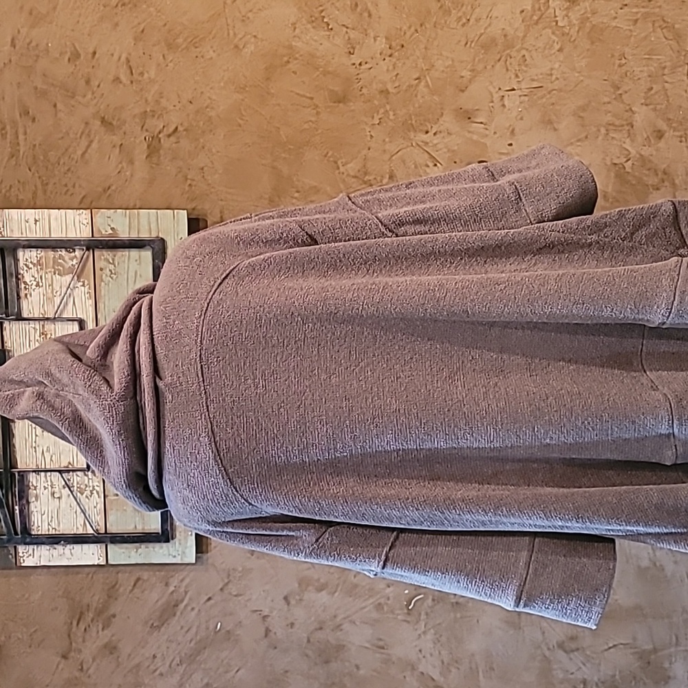 Free People Beach Cozy Taupe Hoodie OSFM - Picture 6 of 9